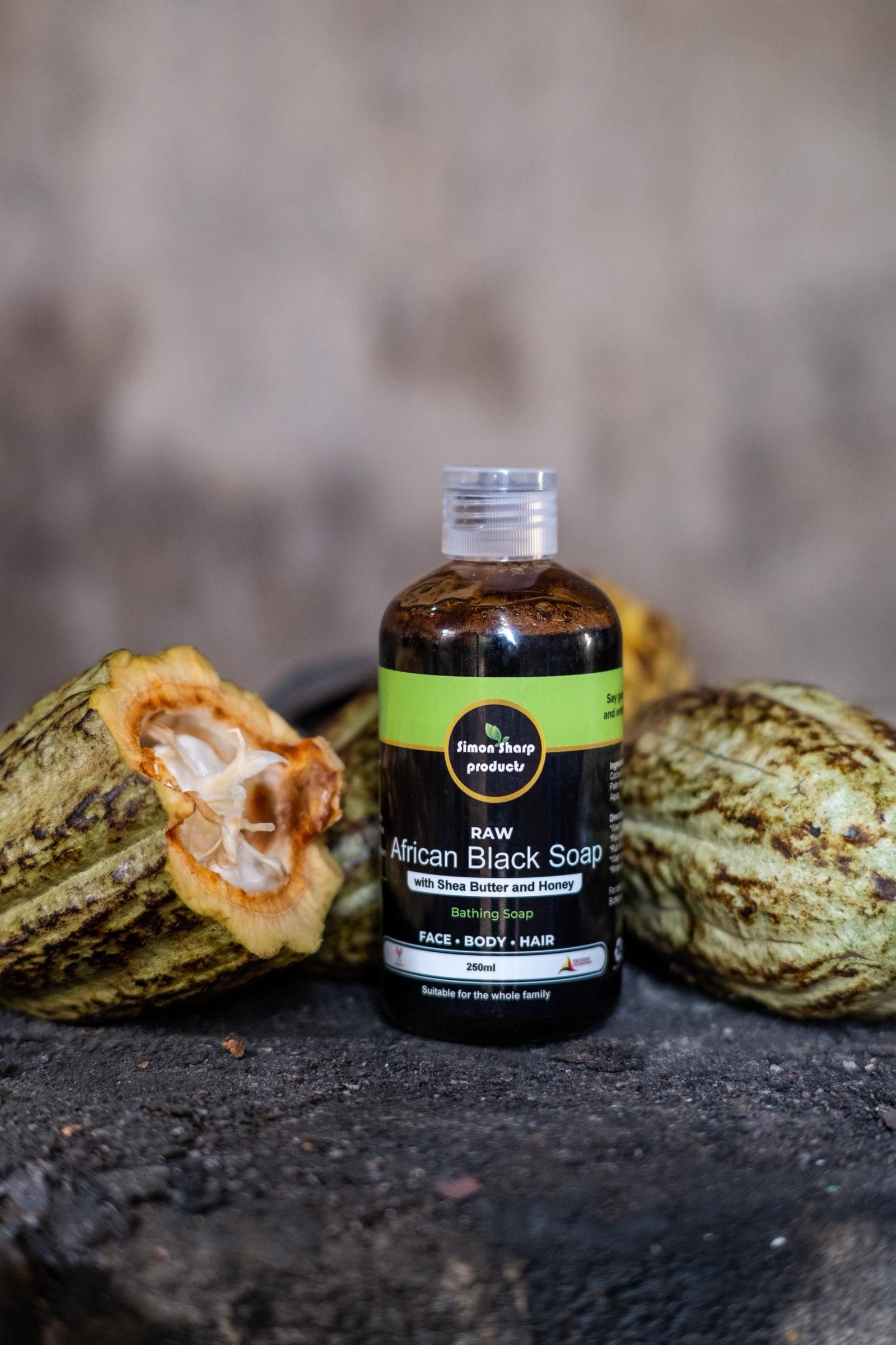 🌿African Black Soap Shower Gel – 250ml🌿